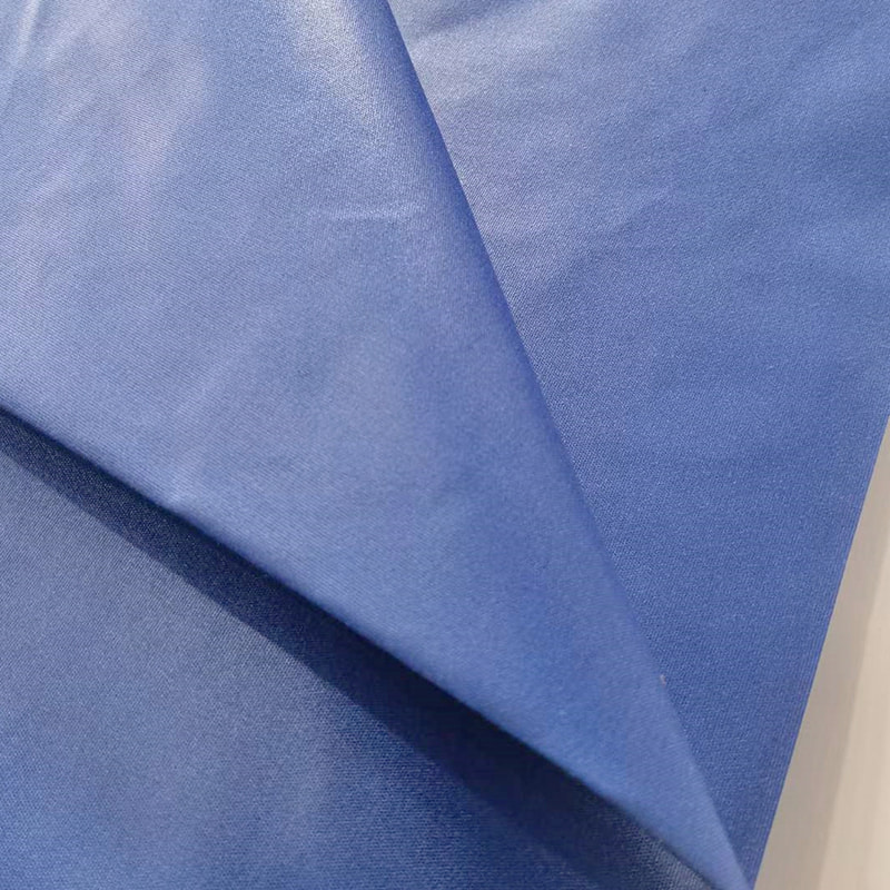 TMIE-08-1-3 Éadach Gúna Breathable Leithead 115CM Meáchan 90GSM Poileistir Comhábhar Daite le Fabraic Poplin poileistir Smooth Snasta