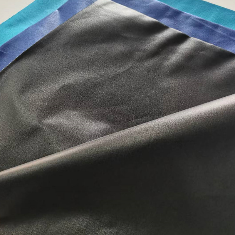 TMIE-08-1-3 Éadach Gúna Breathable Leithead 115CM Meáchan 90GSM Poileistir Comhábhar Daite le Fabraic Poplin poileistir Smooth Snasta