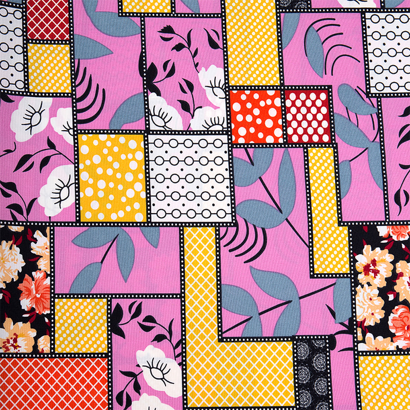 TIME-15-2-3 150CM Leithead Meáchan Solas 120GSM 4way Patrún Priontála Stráice Fabraic poileistir